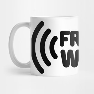 Free WiFi Here Mug